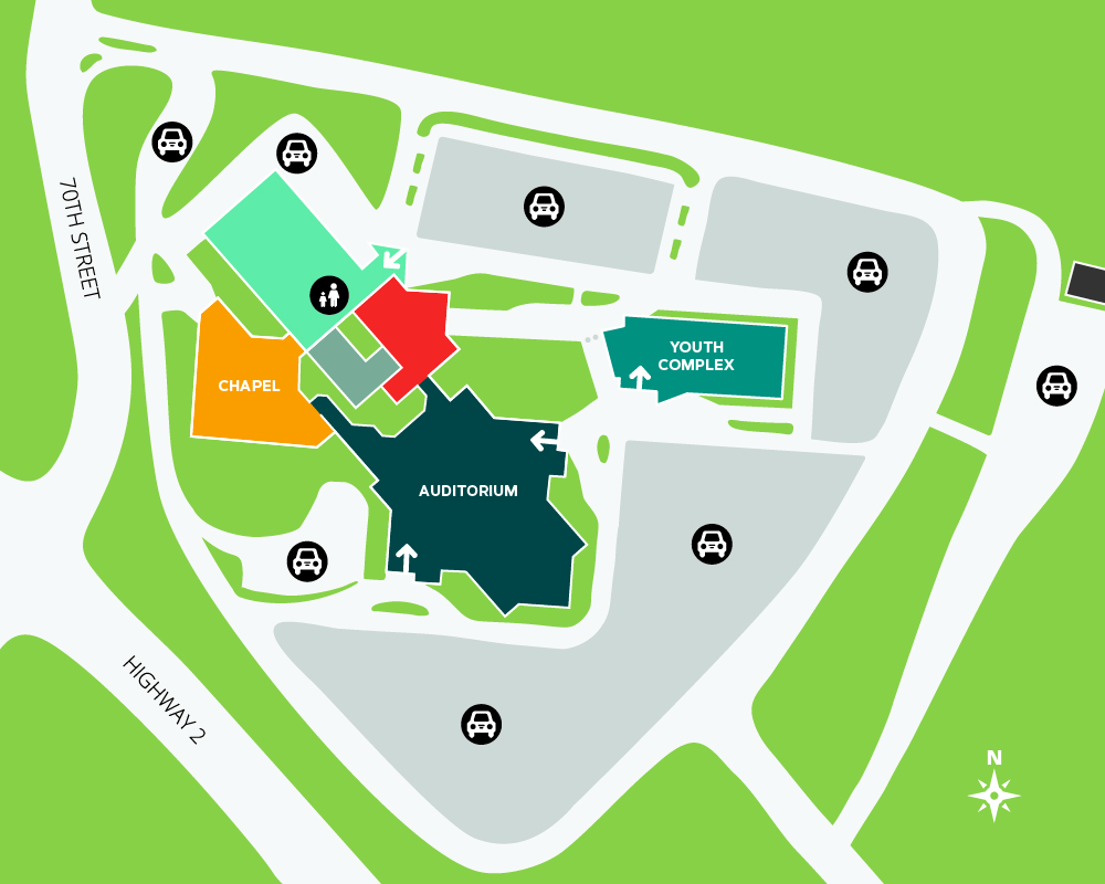 Lincoln College Campus Map